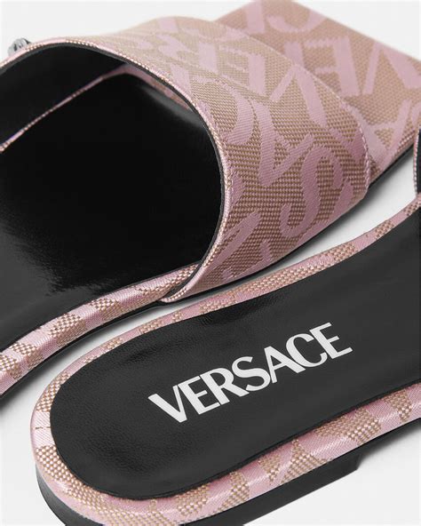 sandalias versace original precio|Versace sandals black and gold.